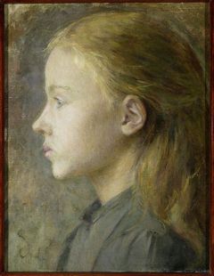 Portrait of a girl by Stanisław Wyspiański