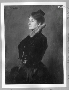 portrait of a lady by Franz von Lenbach
