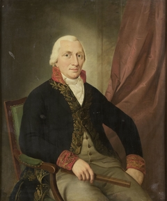 Portrait of Albertus Henricus Wiese, Governor-General of the Dutch East Indies by Adriaan de Lelie