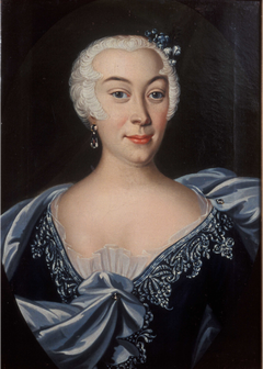 Portrait of Anne Dorthea Thune by Peter Lyders Dyckmann