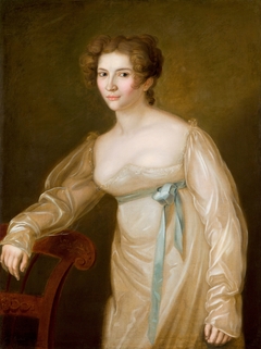 Portrait of Apolonia Kamińska née Sokołowska by Józef Reichan