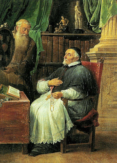 Portrait of Bishop Antonius Triest and His Brother Eugene, a Capuchin by David Teniers the Younger