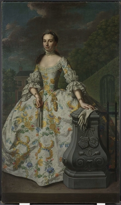 Portrait of Charlotte Beatrix Strick van Linschoten by Mattheus Verheyden