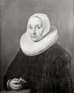 Portrait of Cornelia Bosbeeck (? -1662), Wife of Johan van der Woert by Willem Cornelisz van Swanenburgh