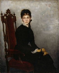 Portrait of Hilda Wiik by Maria Wiik