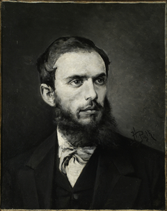 Portrait of Maksymilian Gierymski by Henryk Piątkowski