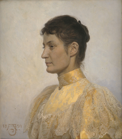 Portrait of Marie Oppermann by August Jerndorff