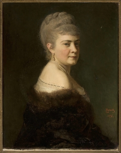 Portrait of Melania née Jastrzębska 1.v. Dunin 2.v. Rawicz