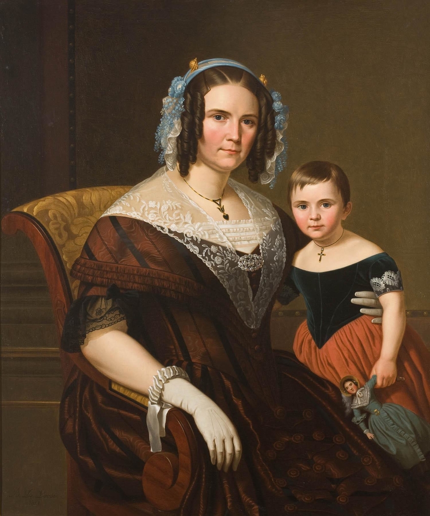 Portrait of Mother and Child