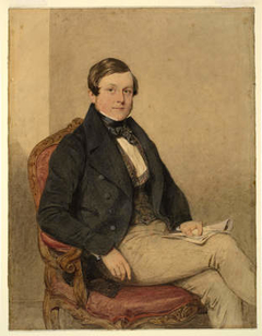 Portrait of Thomas Baker (1809-64) by Octavius Oakley