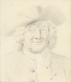 Portret van een man met hoed by Cornelis Pronk