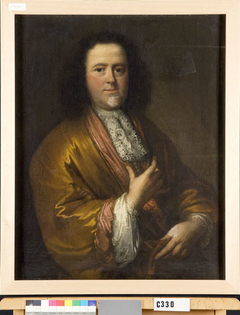 Portret van een man, mogelijk Johan Hoynck van Papendrecht (1654-1718) by Johannes Vollevens