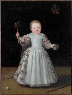 Portret van Erardus van der Laen, op leeftijd van vijftien maanden by anonymous painter