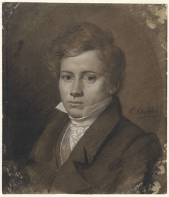 Portret van Hanegreef by Henry Scheffer