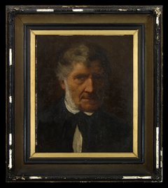 Portret van Johannes Christiaan Bendorp, vader van de kunstenaar by Carel Frederik Bendorp II