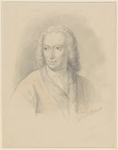 Portret van Meindert Hobbema by Eugène Van Maldeghem