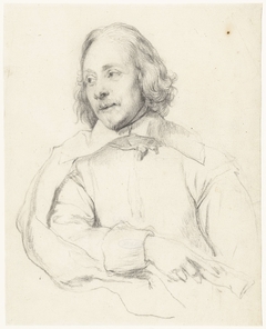 Portret van Robert van Voerst by Gerard ter Borch II