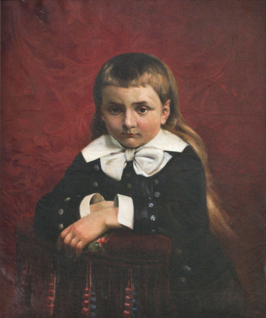 Professor George Capșa at the age of 8