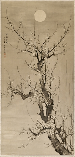 Prunus in the Moonlight by Yamamoto Baiitsu