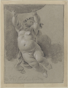 Putto by Hendrik Willem Schweickhardt