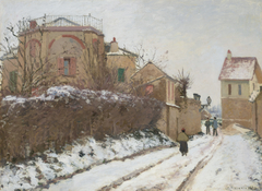 Rue de la Citadelle, Pontoise by Camille Pissarro