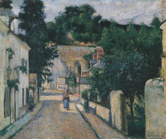 Rue du Haut-de-l'Hermitage, Pontoise by Camille Pissarro