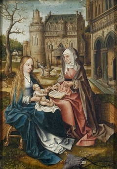 Saint Anne, the Virgin and the Child by Master of the Von Groote Adoration