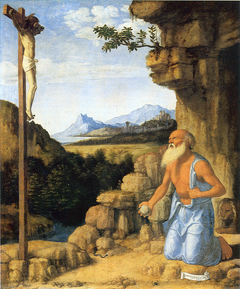 Saint Jerome in the Wilderness by Cima da Conegliano