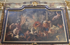 San Gaudenzio spegne l'incendio di Novara by Giovanni Antonio de Groot