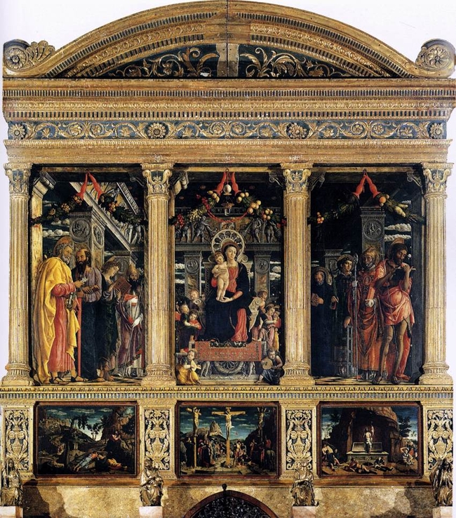 "San Zeno Altarpiece" Andrea Mantegna Artwork on USEUM