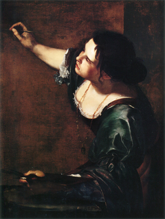 Self-Portrait as the Allegory of Painting by Artemisia Gentileschi
