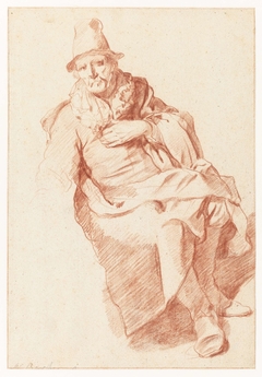 Sitting old Man by Gerrit Adriaensz. Berckheyde