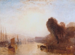 Sketch for ‘East Cowes Castle, the Regatta Starting for Their Moorings’ No. 1 by J. M. W. Turner