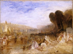 Sketch for ‘East Cowes Castle, the Regatta Starting for Their Moorings’ No. 3 by J. M. W. Turner