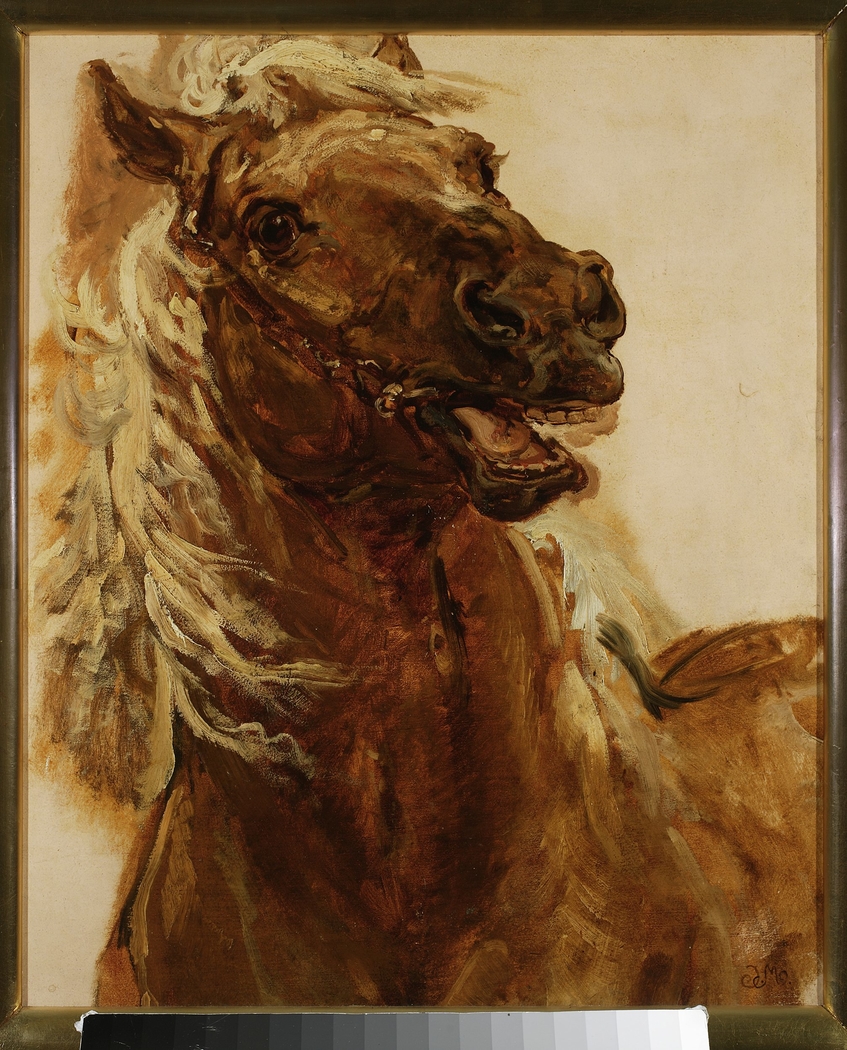 Sketch of horse’s head for the painting “Zamoyski at Byczyna”