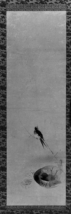 Small Bird on Reed by Kanō Naonobu