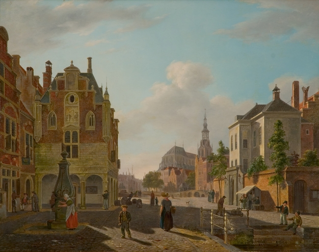 "Stadsgezicht" Bartholomeus Van Hove - Artwork On USEUM