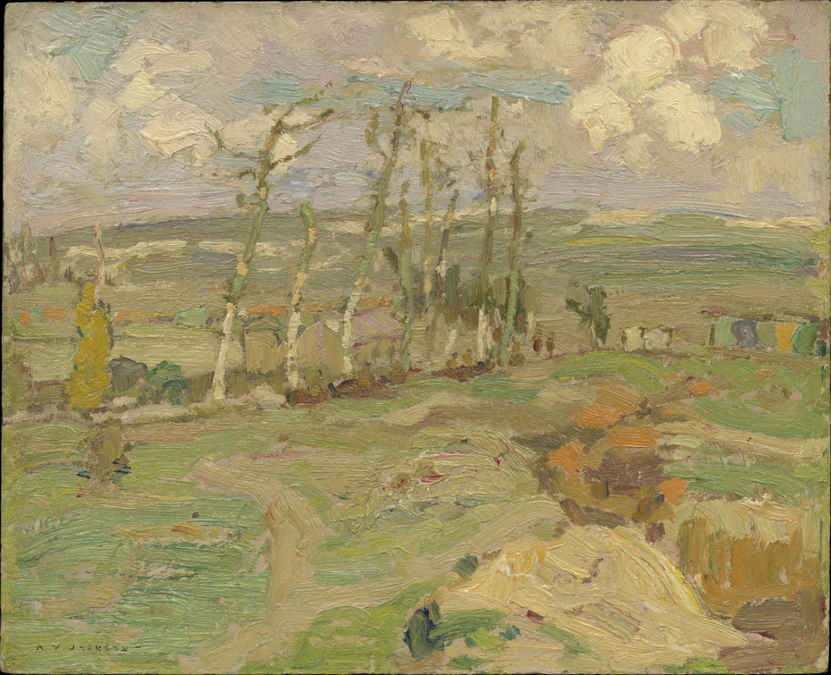 Study for Vimy Ridge from Souchez Valley