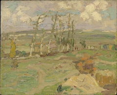 Study for Vimy Ridge from Souchez Valley by A Y Jackson