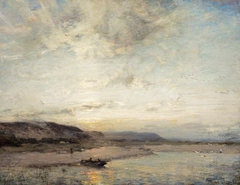 Sunset near Glencaple on Solway by James Campbell Noble