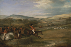 The Berkeley Hunt, 1842: Full Cry by Francis Calcraft Turner