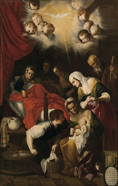 The Birth of the Virgin by Mateo Gilarte