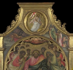 The Descent into Limbo: Roundel above Centre Panel by Giovanni dal Ponte