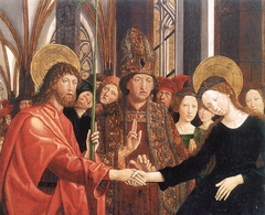 The Engagement of the Virgin by Michael Pacher