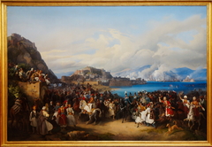 The Entry of King Othon of Greece into Nauplia by Peter von Hess