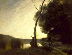 The Evening Star by Jean-Baptiste-Camille Corot