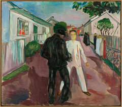 The Fight by Edvard Munch