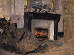 The Fireplace by Édouard Vuillard