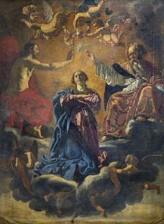 The Holy Trinity Crowning the Virgin Mary by Anselm van Hulle