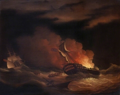 The Loss of the East Indiaman 'Kent' in the Bay of Biscay, 1 March 1825 by Thomas Buttersworth